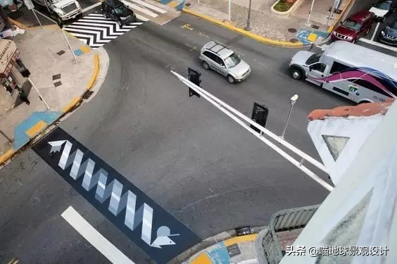 人行道创意,有创意的斑马线