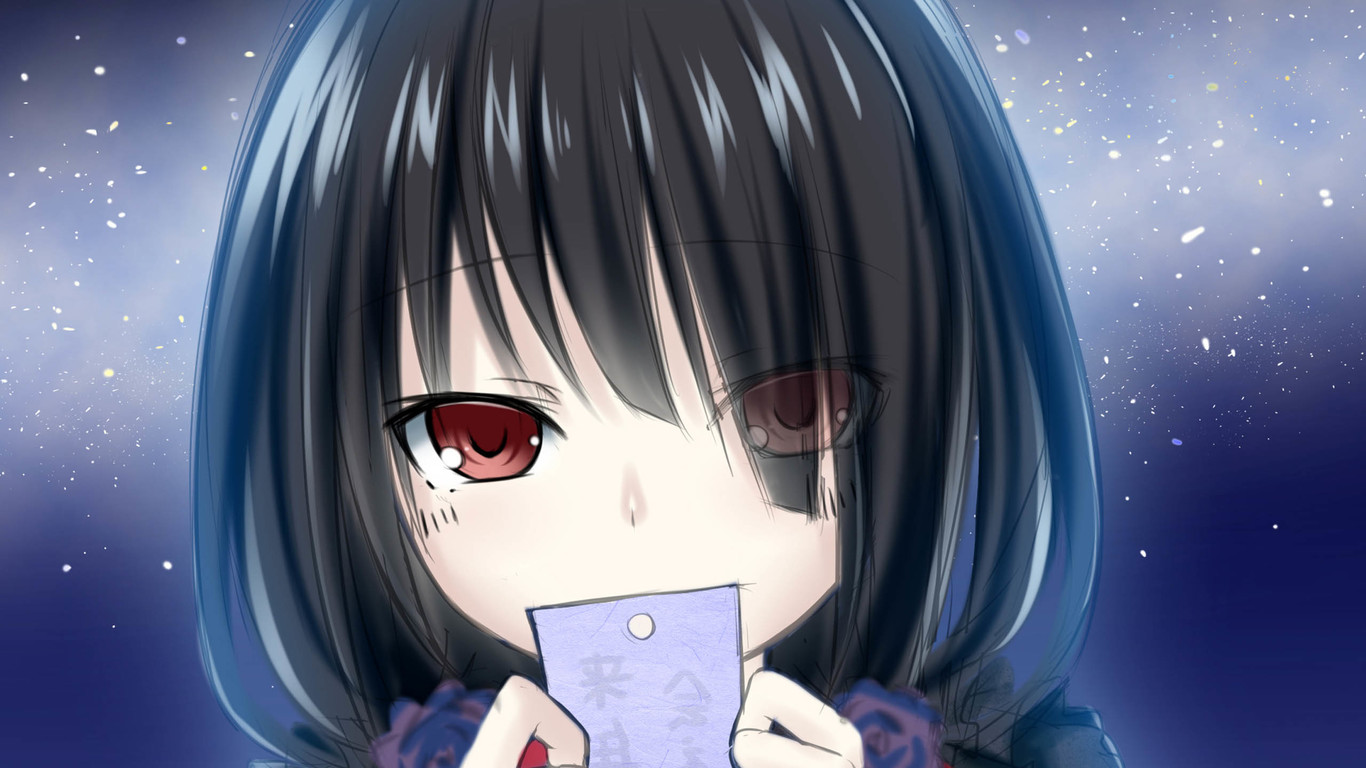 时崎狂三壁纸蓝光竖屏1920,时崎狂三动漫美图壁纸