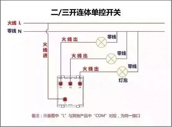 380漏电开关用220电源如何接线,漏电开关与单联开关接线图
