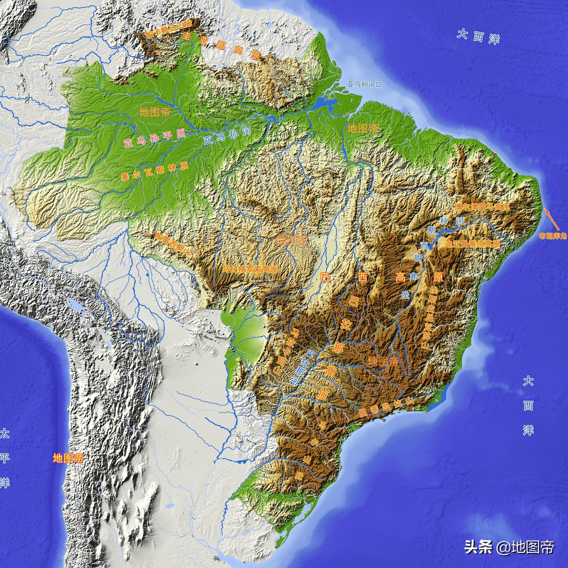 巴西高原为什么人口多,巴西的地理条件有多好