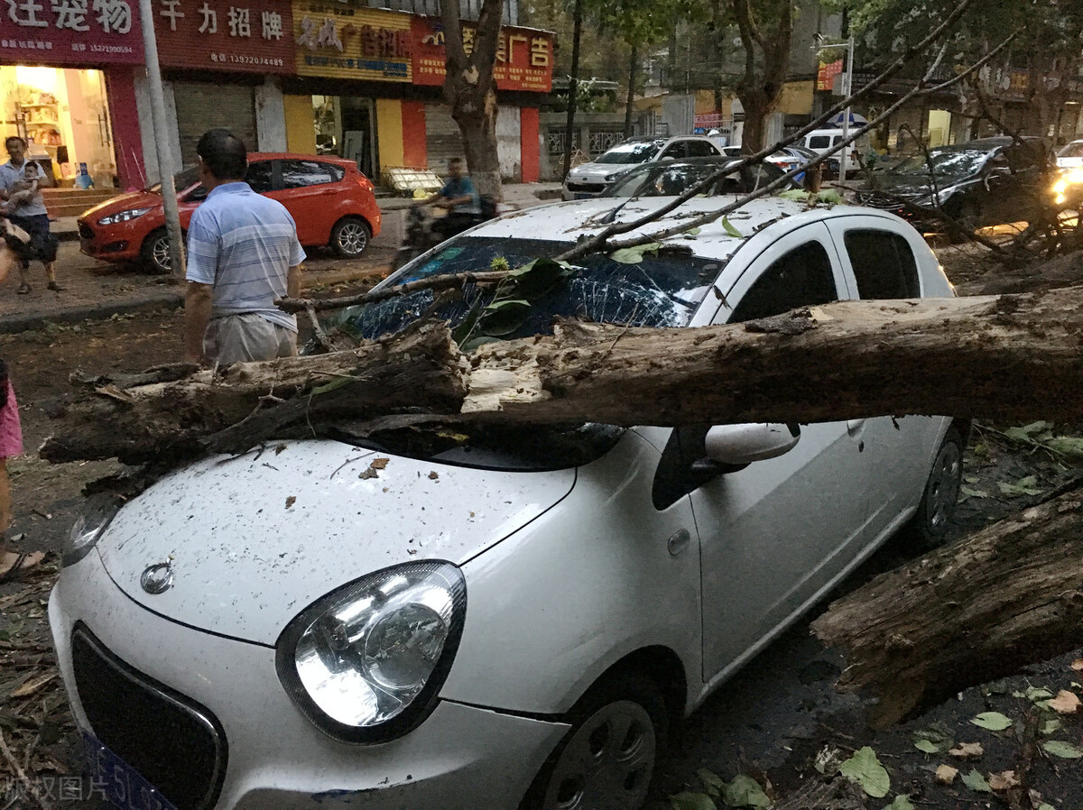 冰雹砸坏天窗车里进水按泡水理赔,下冰雹砸坏车能走保险理赔吗