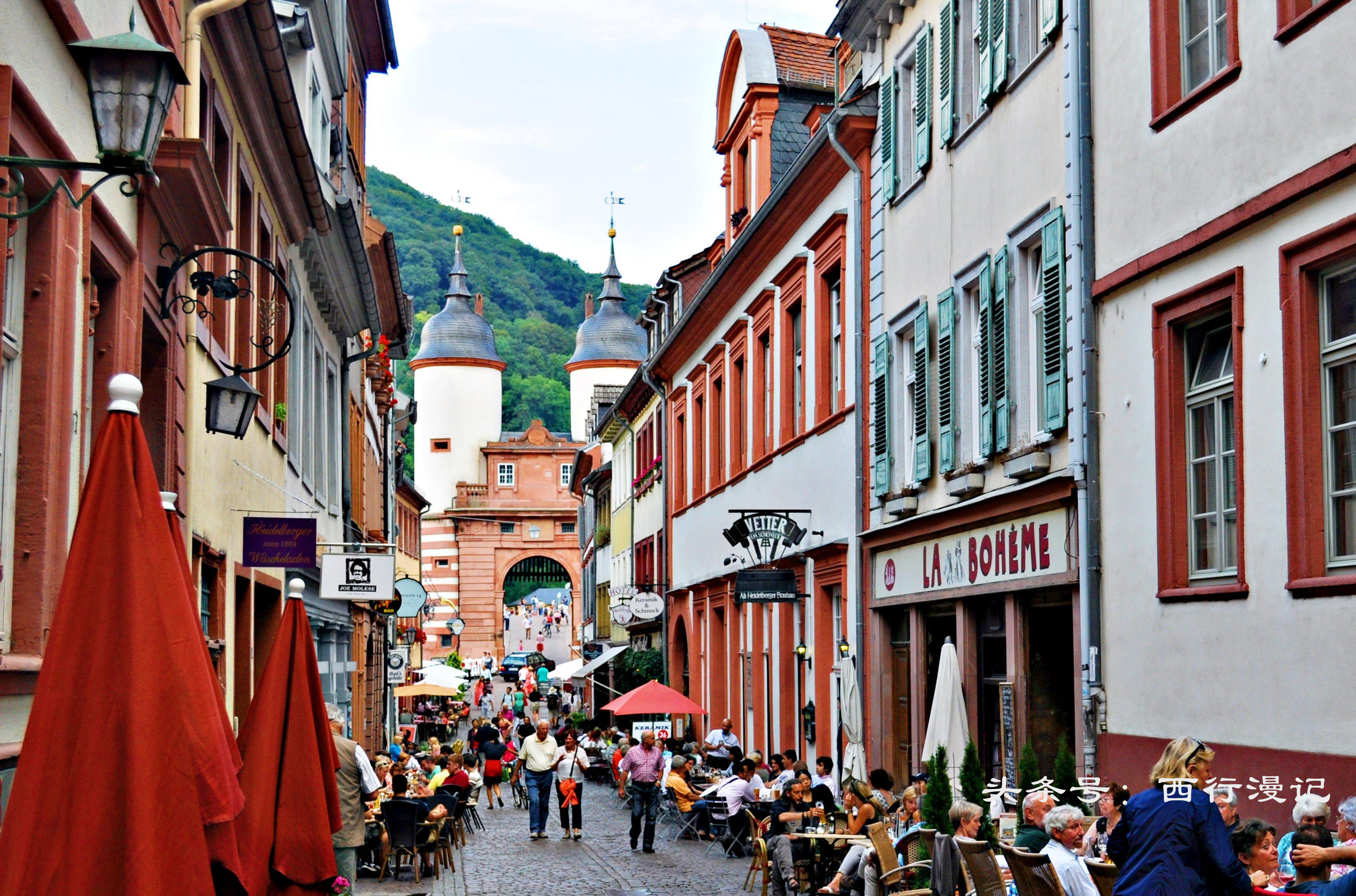 德国最美古城海德堡,青山绿水间的德国古城