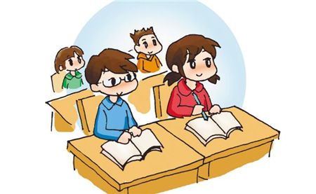 跟儿子八卦姜堰中学里一对一对的现象，估计我们兴化的高中也一样