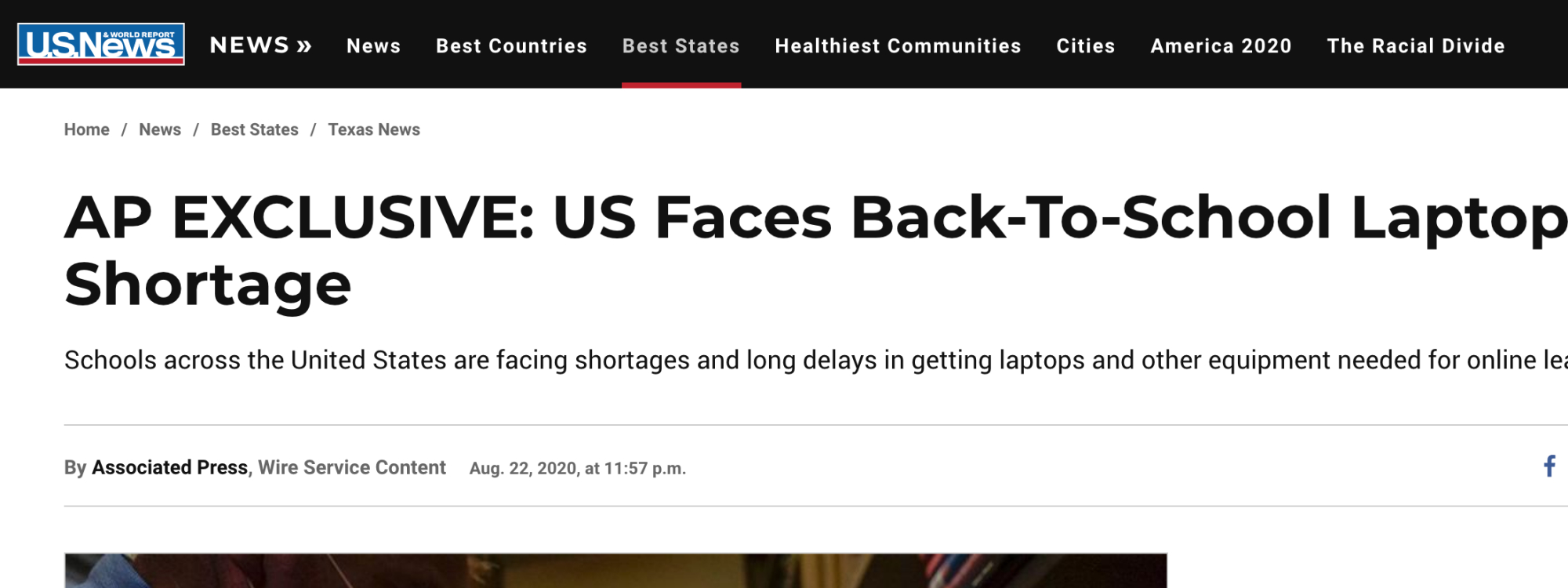 开学却无新电脑可用，美国禁令之下，美国学生缺少几百万台电脑