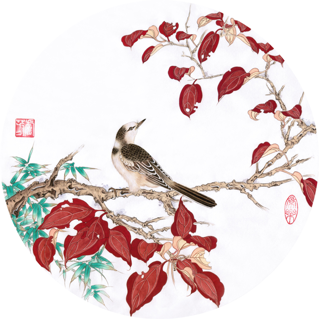 水仙花国画花鸟画图片欣赏,中国画花鸟画背景图片大全