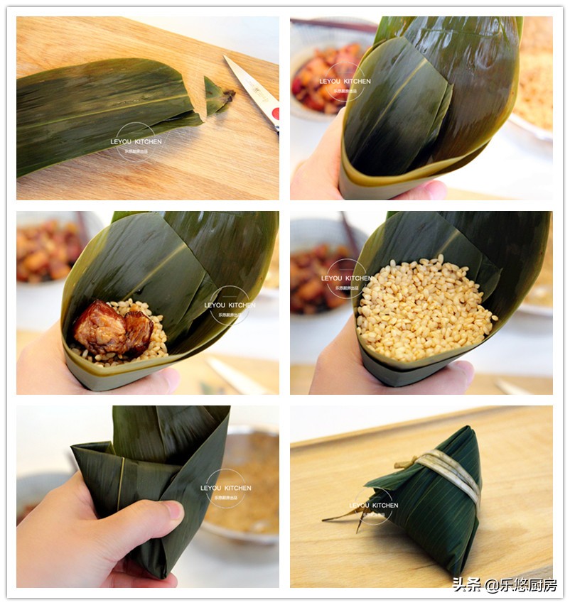 粽子的3种包法,粽子的几种包法教程最简单