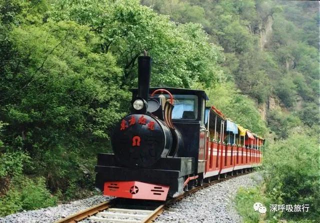 门头沟双龙峡小火车视频,京西小九寨百瀑谷