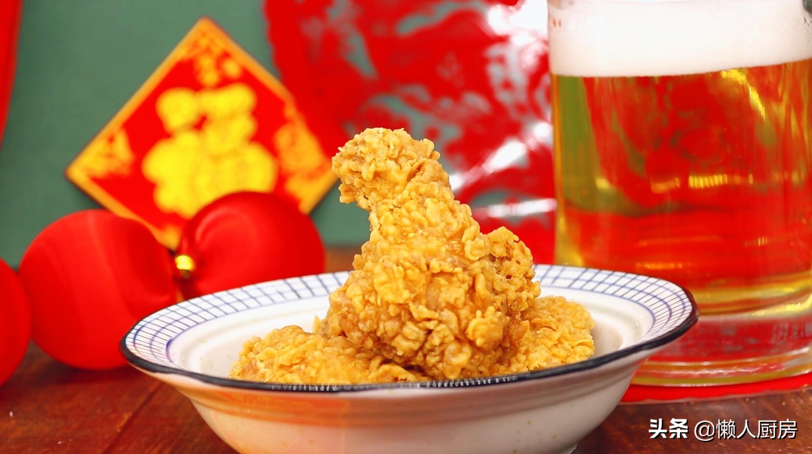 用炸鸡裹粉做脆皮炸鸡的方法,怎么做炸鸡让人吃了还想吃