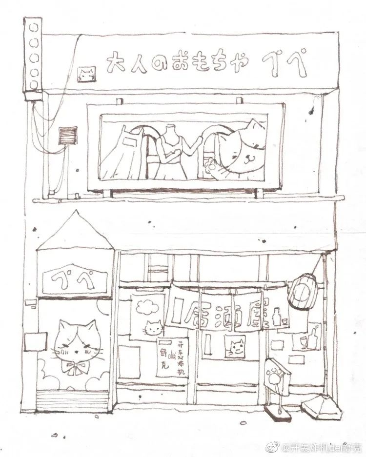 意境钢笔水彩画步骤,钢笔水彩画临摹简单入门