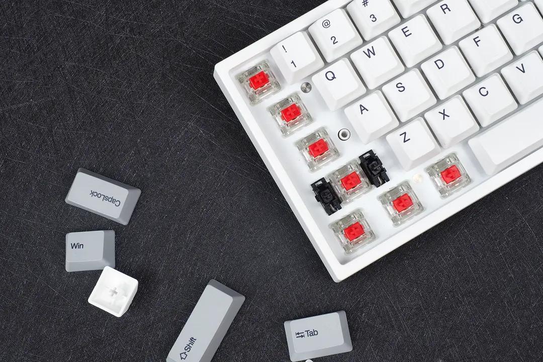 nj68机械键盘拆解,keydousnj81键盘评测