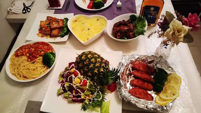 在家做西餐简单做法十人份,教你制作一盘美味的西餐