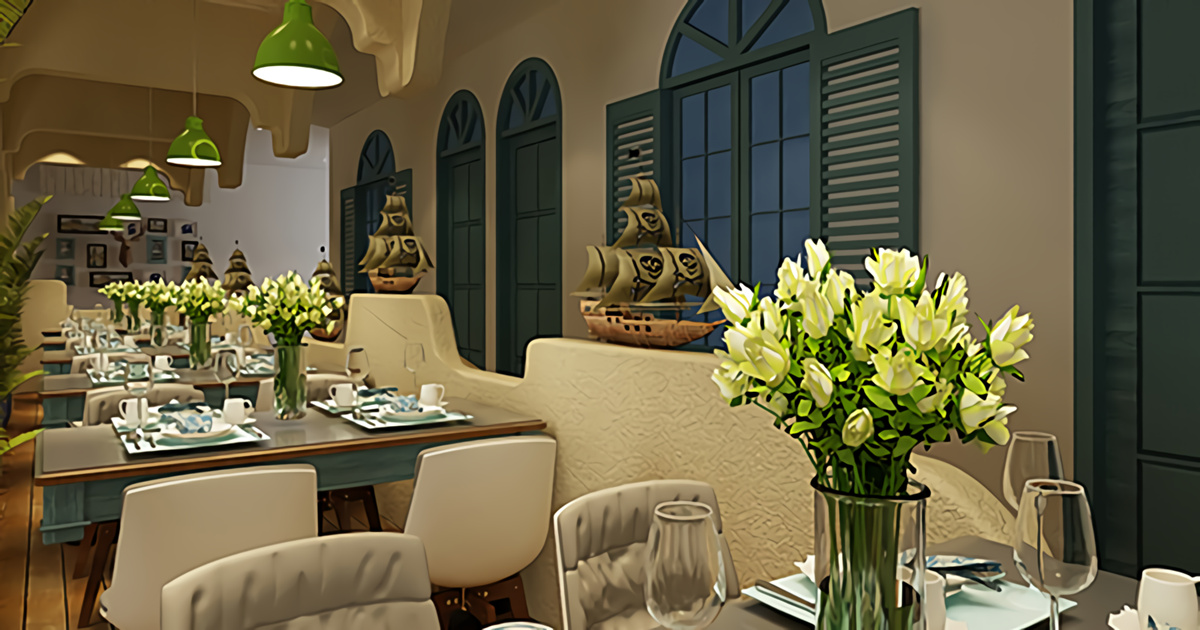 10万元客餐厅装修设计,清新餐厅装修设计公司推荐