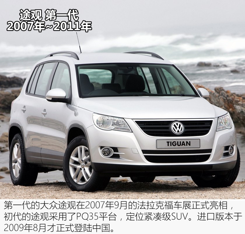 大众途观外形硬朗,精致硬朗的设计新款大众途观实车