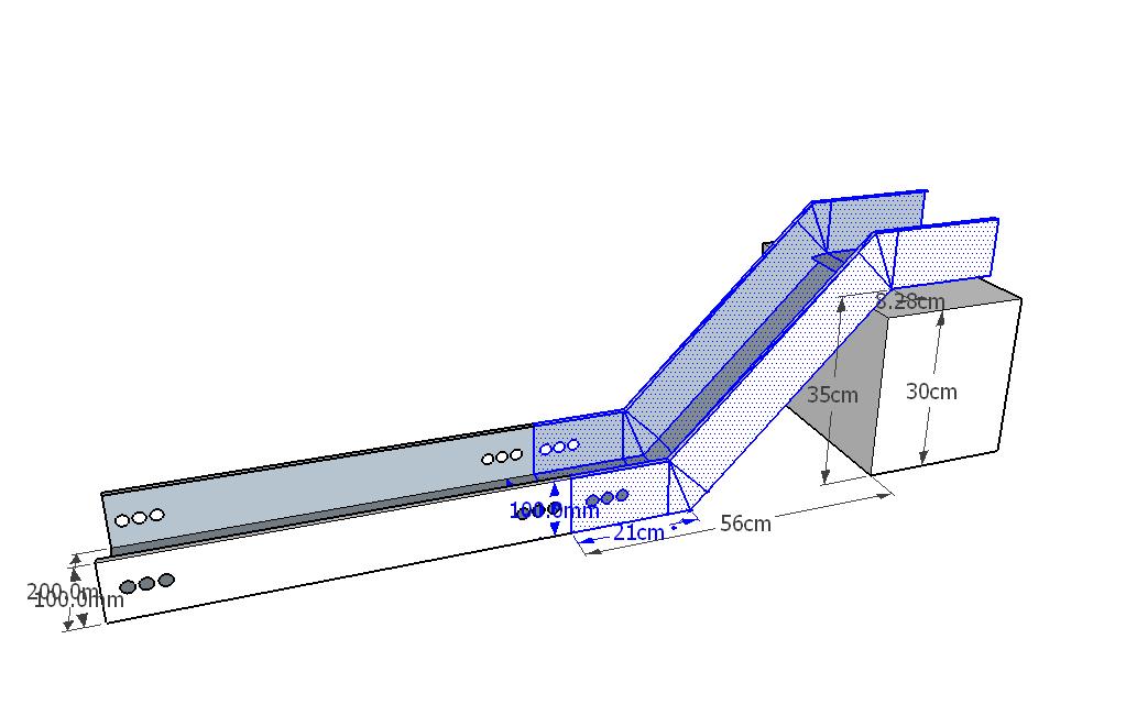 桥架弯头制作与计算100x100,桥架弯头爬坡度制作最简单方法