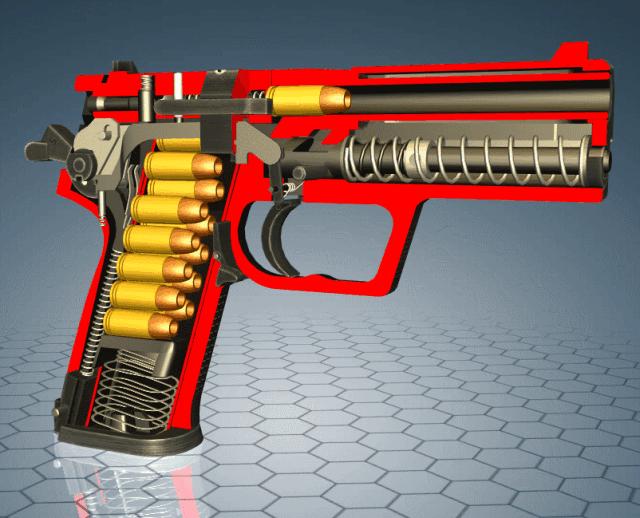 hkusp手枪对比格洛克,蓝鲸usp格洛克手枪