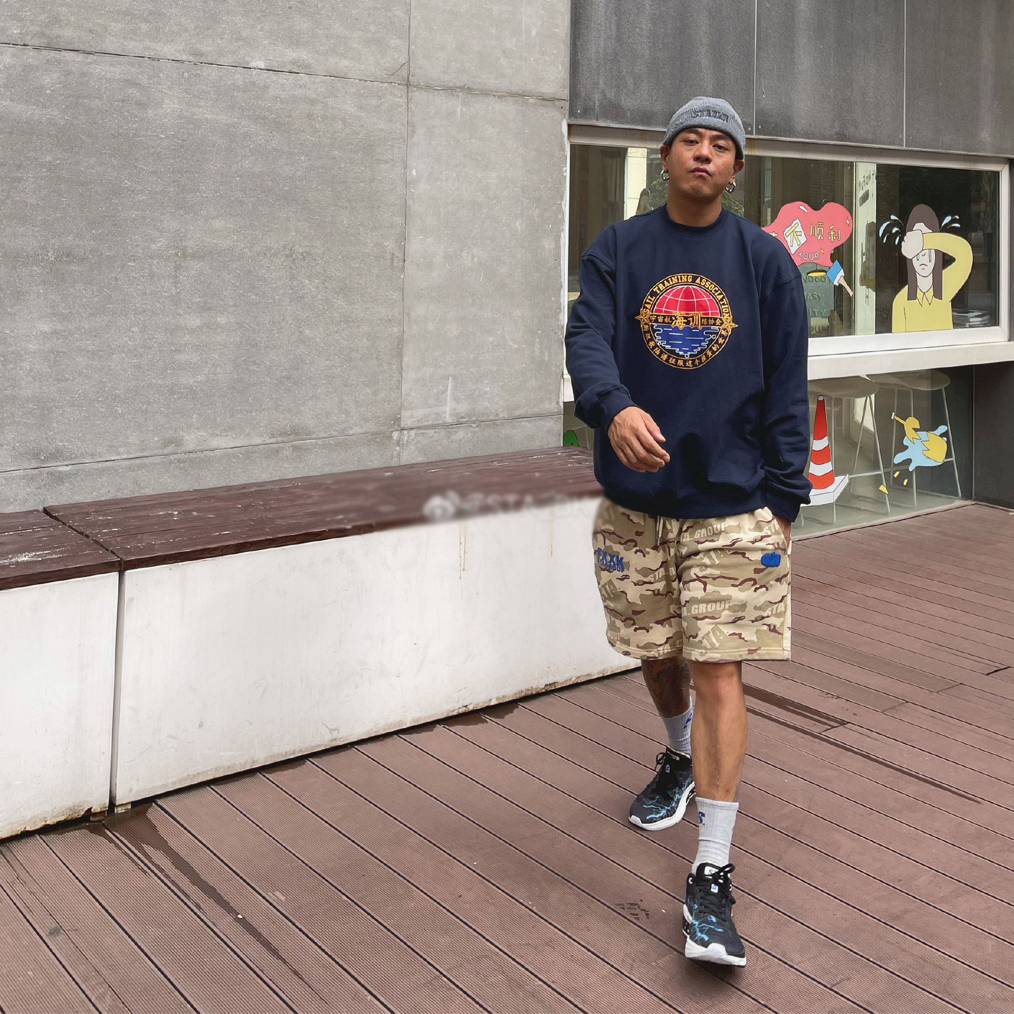 李宁sta联名跑鞋,李宁板鞋新之助