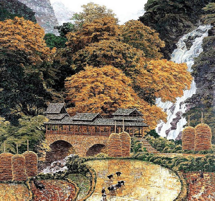 何冠林油画作品大全,何冠霖油画高清大图