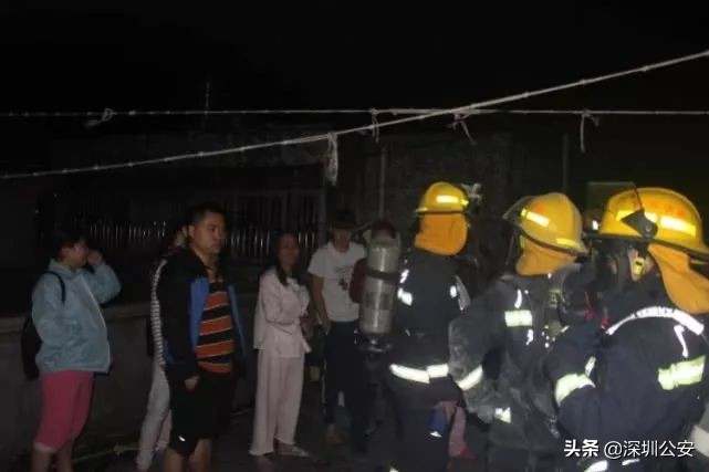 深圳电箱起火视频,深圳小区着火消防车