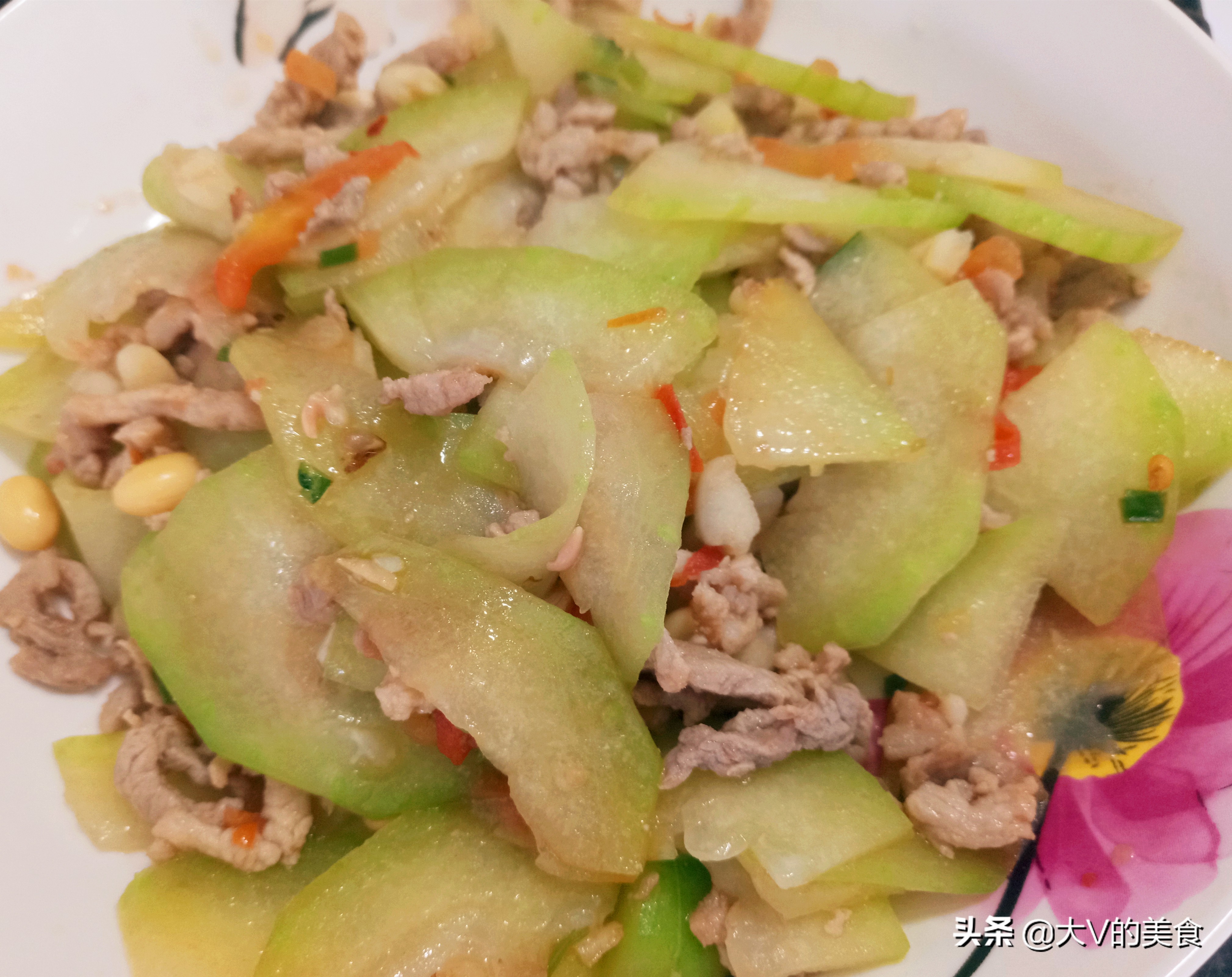 节瓜肉丝煲汤,节瓜煮粉丝肉丝的做法