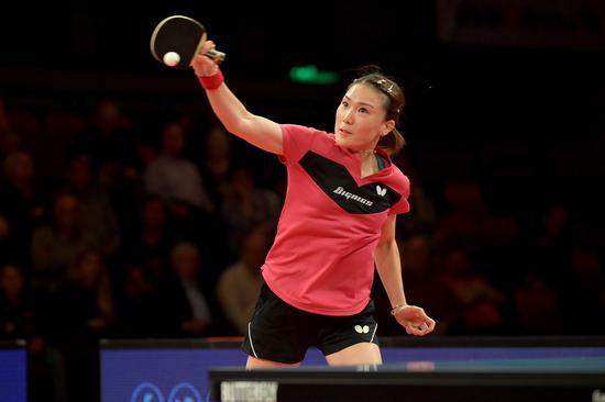 单晓娜直板正胶正手推挡技术,单晓娜正手正胶