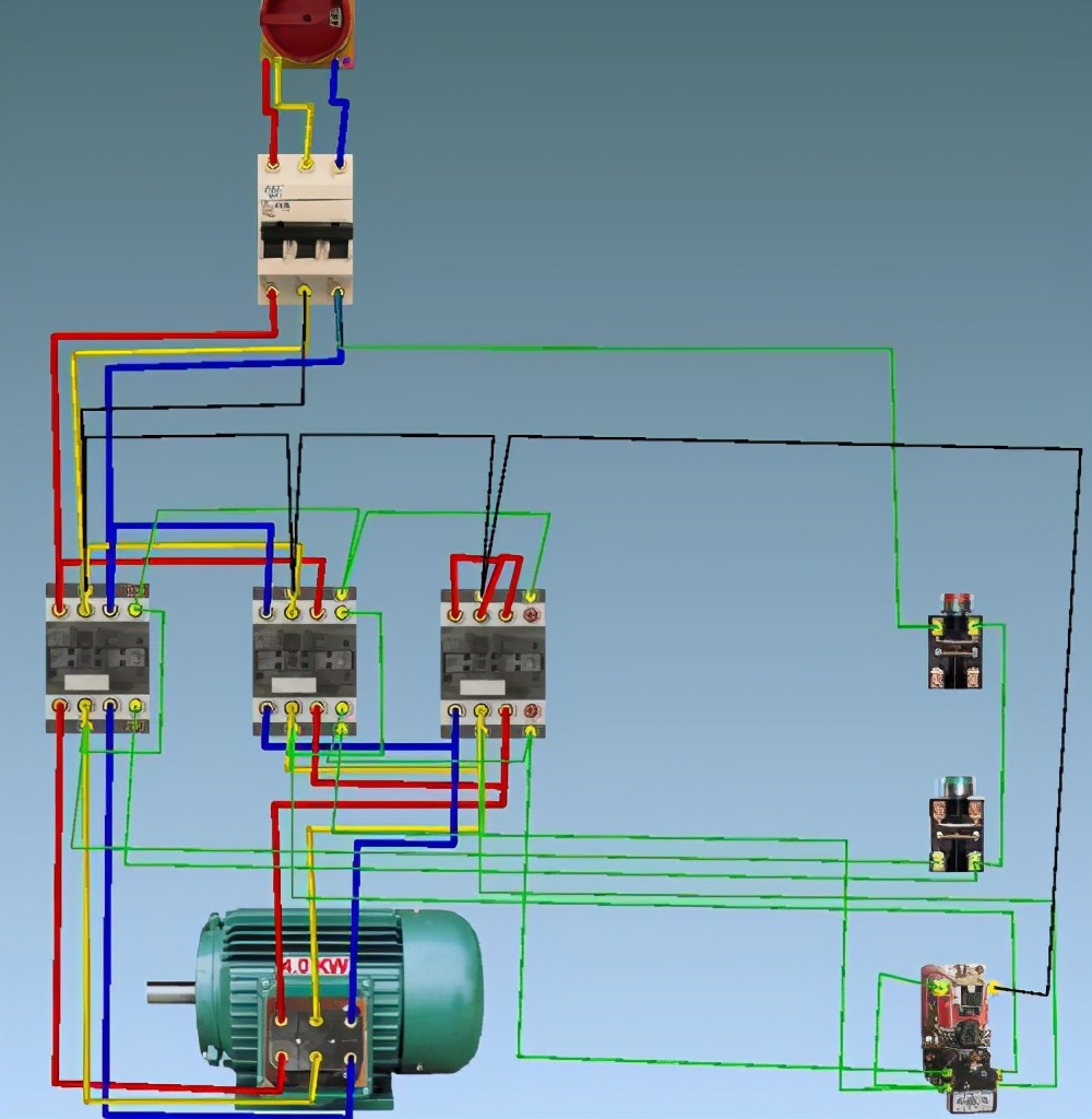 电工零基础学习电机控制,电工电机控制线路接线大全