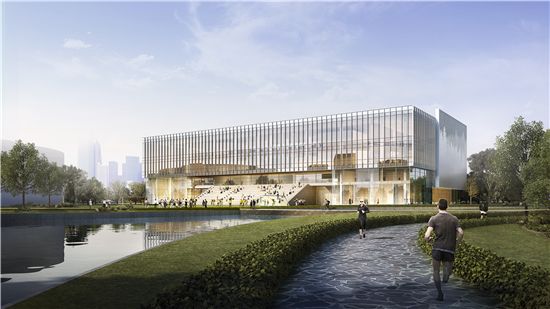 南通全民健身中心航拍,南通开发区全民健身中心