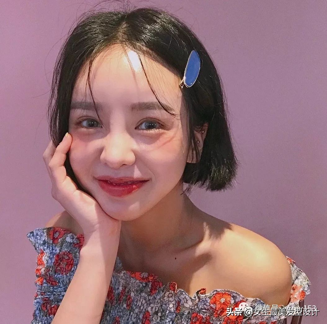 少女心爆棚的中短发,学生党能扎起来的短发推荐