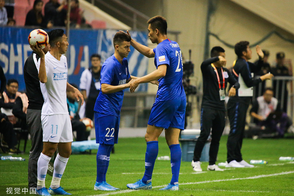 赛后客队球迷谈论申花,上海申花客场vs大连一方