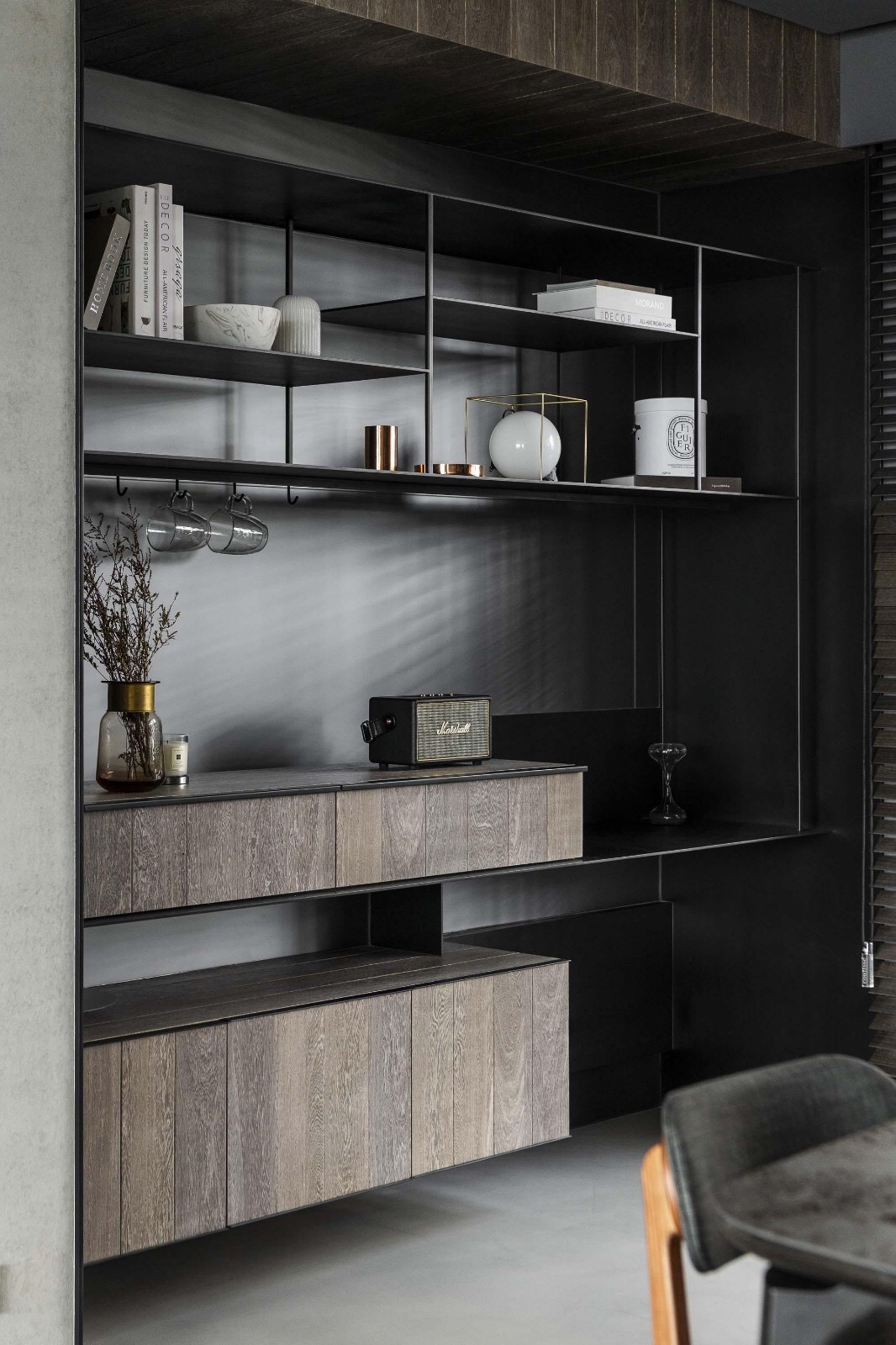 三房一厅的全屋定制柜子设计风格,三室两卫装修柜子效果图现代简约