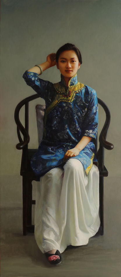 王东升画家,赵开坤人物油画作品欣赏