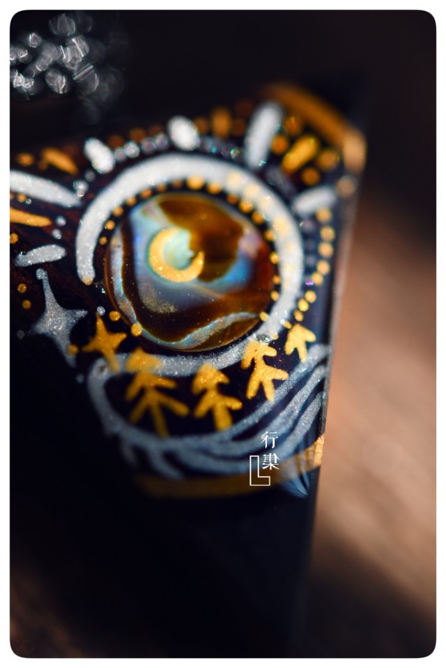 手工制作木质月牙吊坠,手工菱形吊坠的制作方法