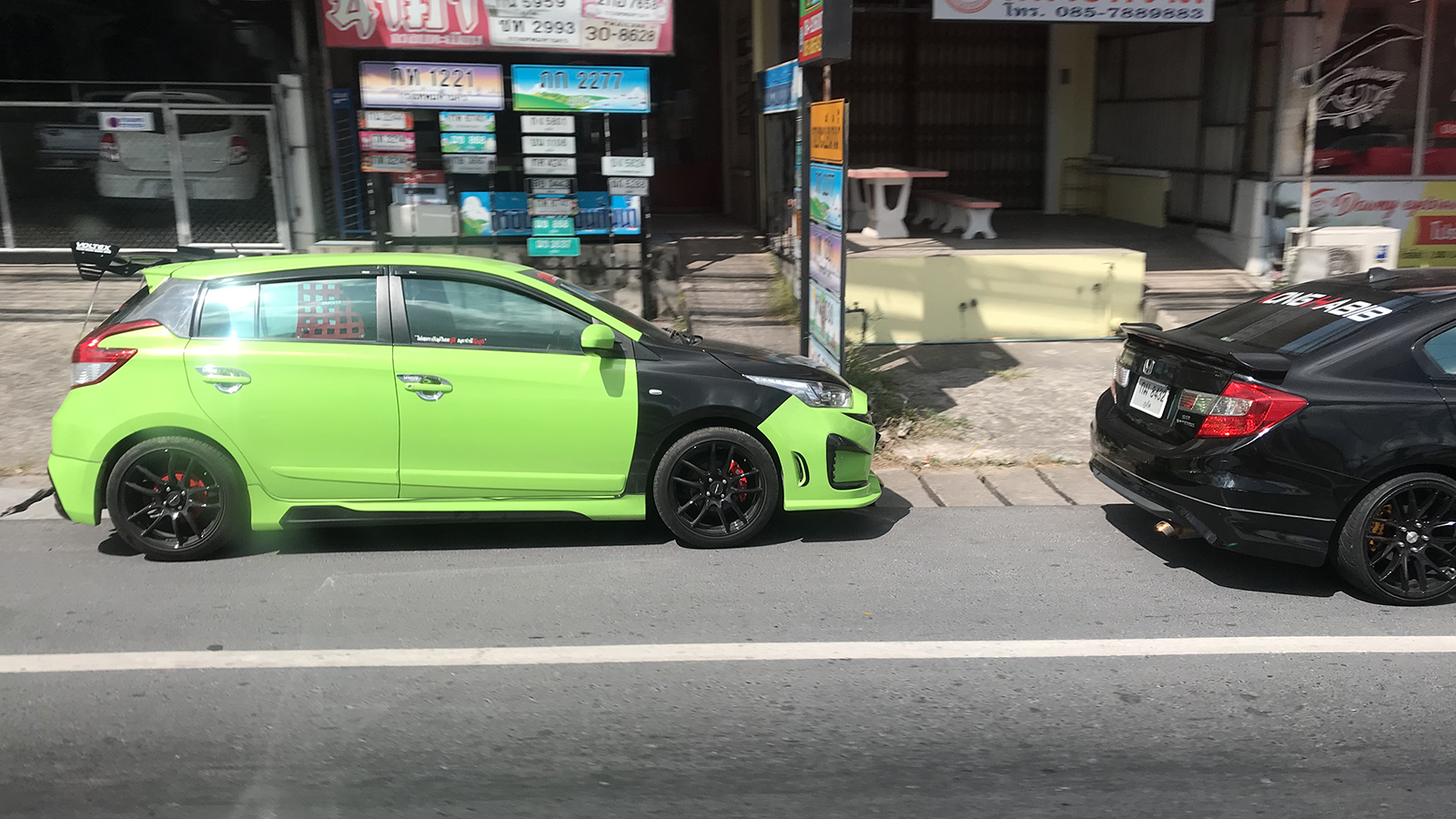 泰国风骏皮卡低趴改装,泰国丰田皮卡改装低趴