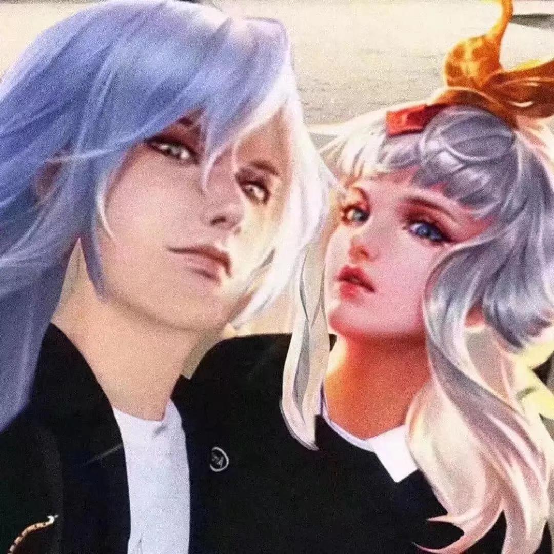 王者荣耀情侣头像不明显,王者荣耀情侣头像曜和西施