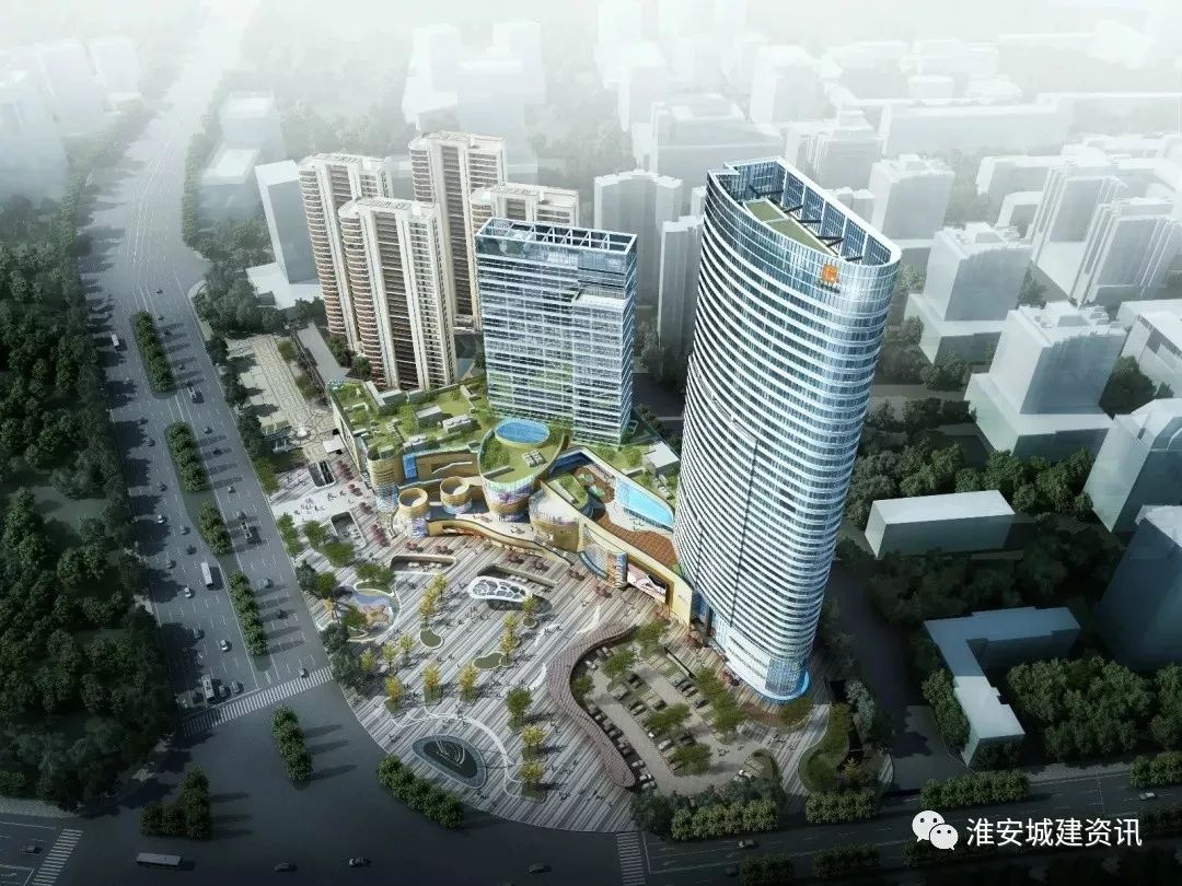 淮安即将建设的地标,淮安三个超高层地标最新进展