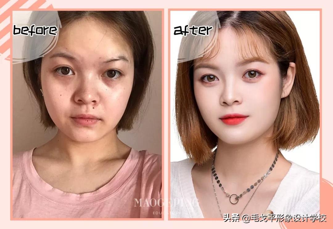 盘点女生化妆前后对比,为什么女生化妆和素颜差别那么大