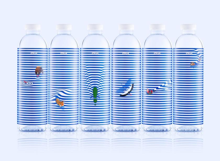 怡宝矿泉水包装设计,robust矿泉水包装设计
