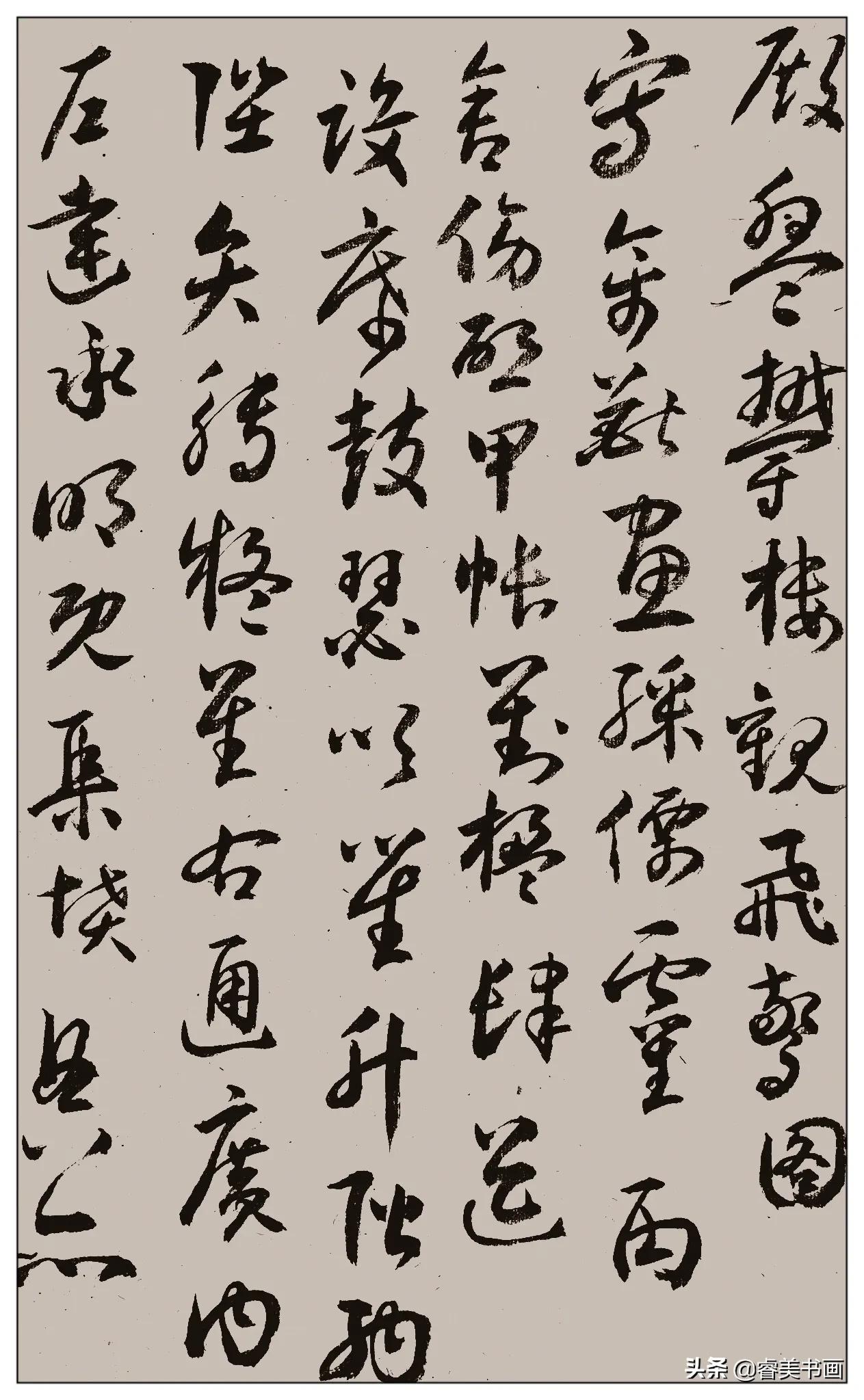 临文征明草书,体字草书文征明