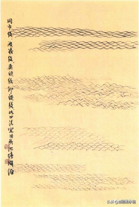 山水画怎样看水是外流的,山水画水流向怎么看