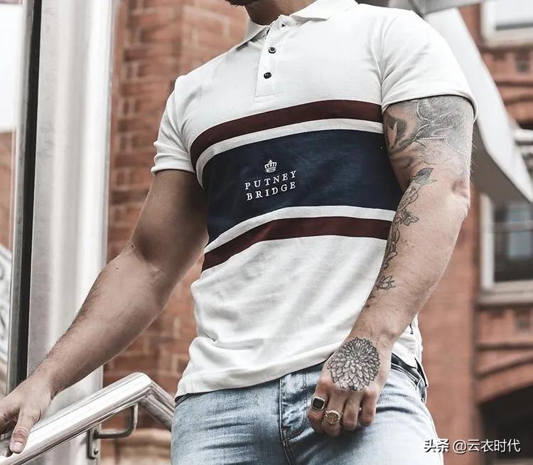 百搭马标刺绣t恤男士polo衫,polo衫永不过时