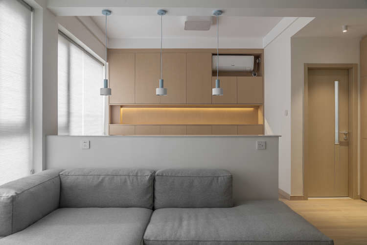 50-60平米小户型设计轻奢奶油风,能温暖人心的永远不是钱财和外貌