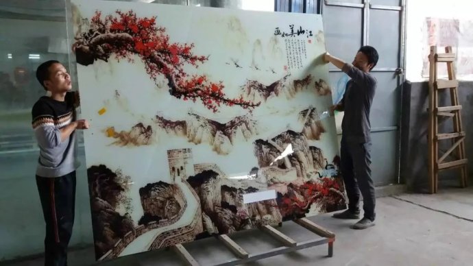 水磨石高温渗墨机,人造石板浇注机