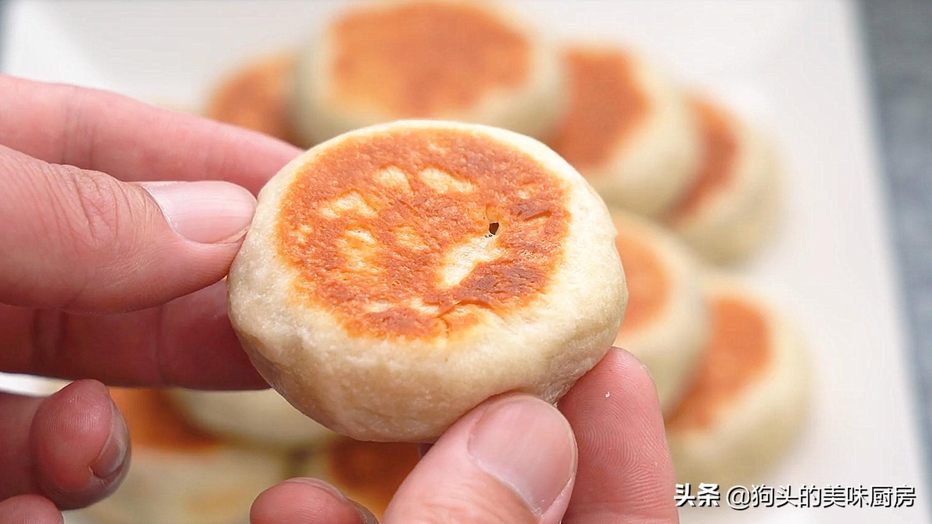 不用烤箱酥皮绿豆饼简易版,又酥又不油的绿豆饼