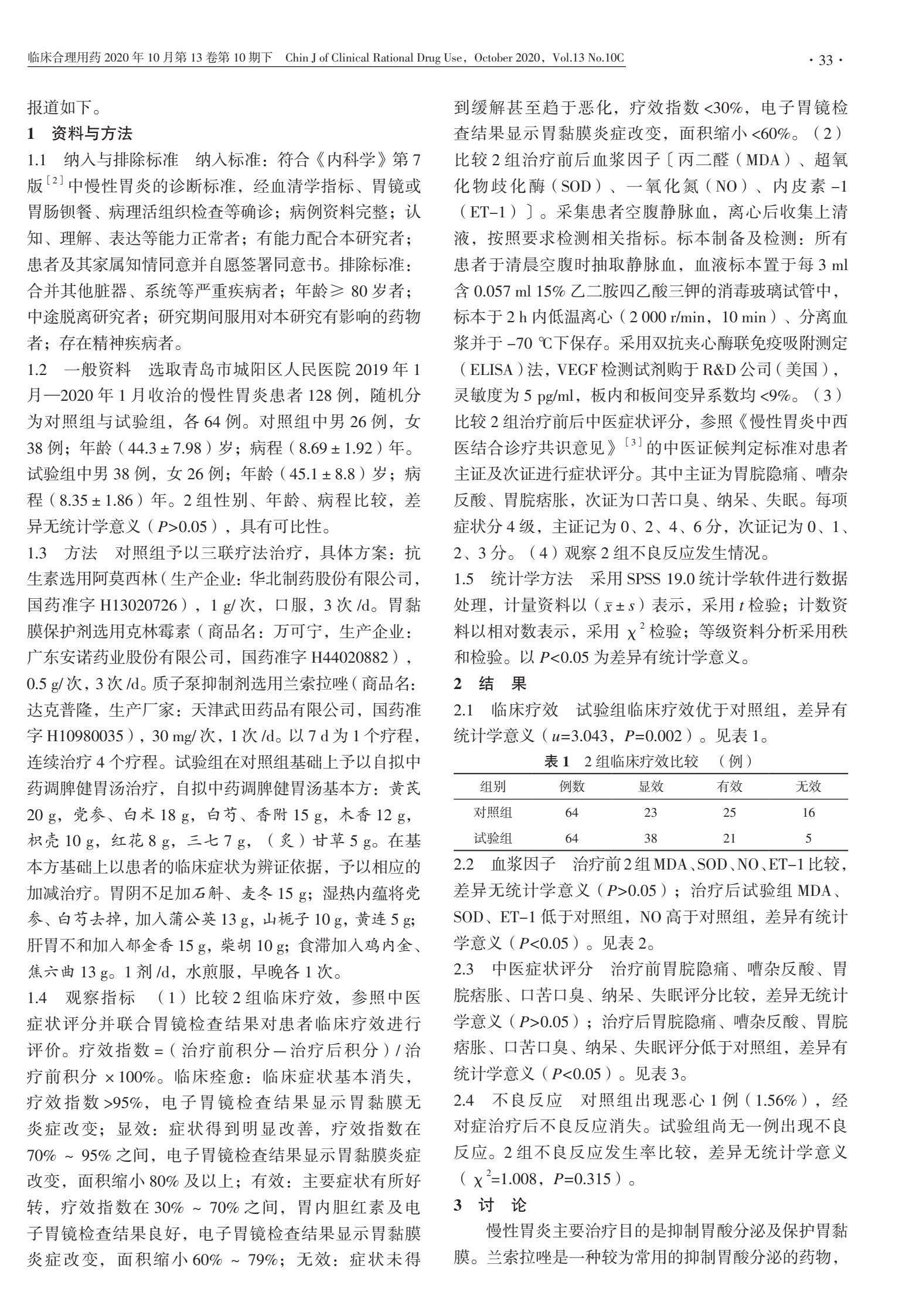 疏肝健脾汤治胃炎处方,升阳益胃汤治非萎缩性胃炎