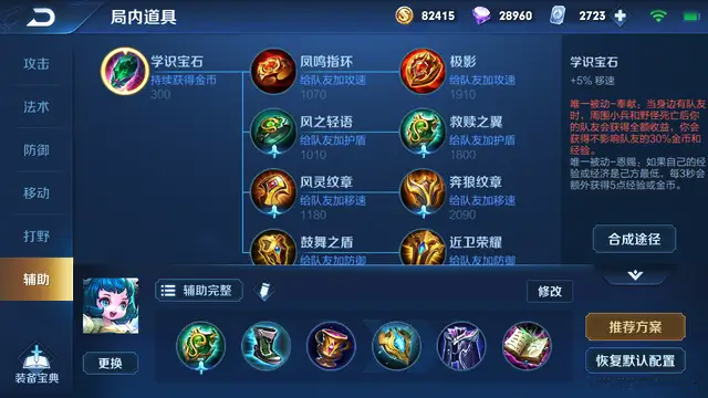 亚瑟辅助学识宝石出装,辅助不出学识宝石会怎样