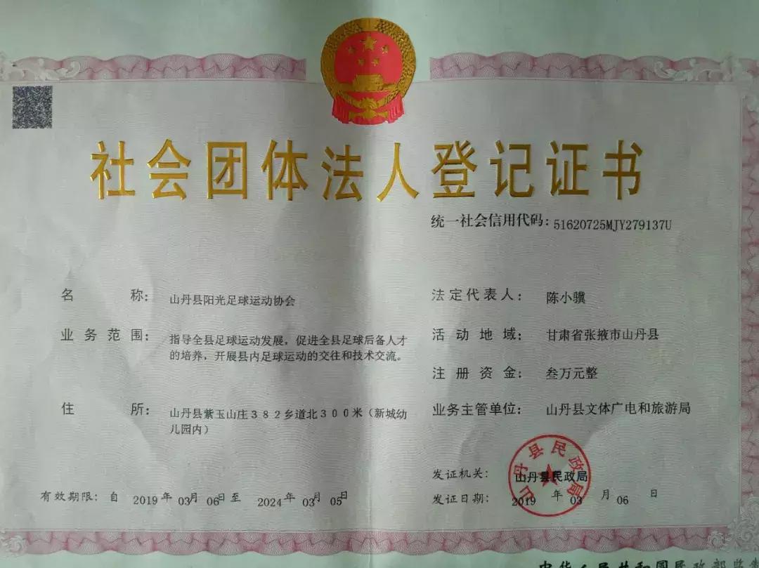 山丹足球比赛,县足球协会比赛报名