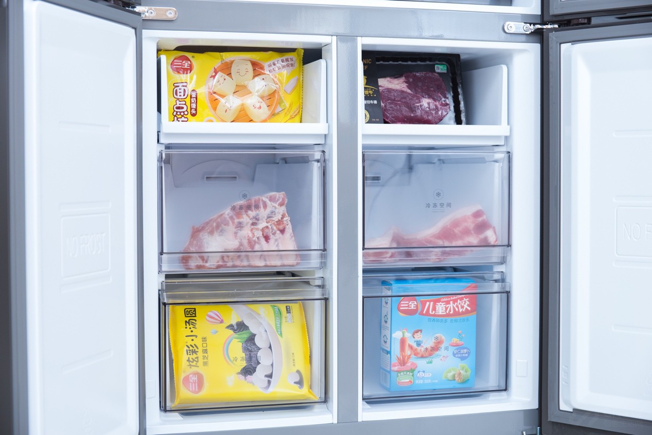 美的冰箱对开好还是四开好,美的635l是十字对开门冰箱测评