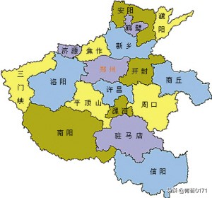 全国各省市明星分布图,河南地图与中国地图