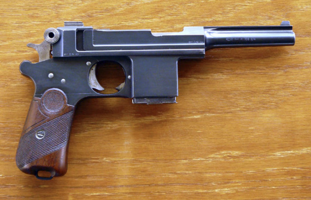 伯格曼3a手枪,伯格曼1型自动手枪