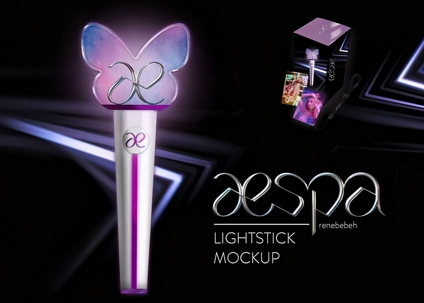 aespa粉丝设计应援棒,aespa为啥没有团粉