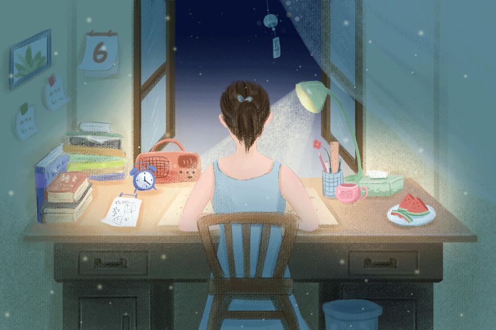 儿童画教程｜儿童装饰设计课程《一盏温馨的台灯》